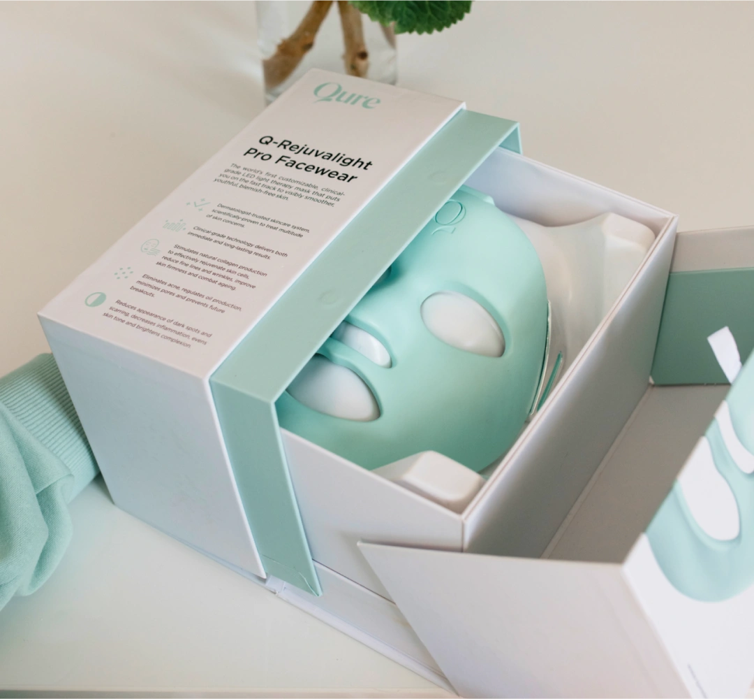 Qure Q-Rejuvalight Pro Facewear in Box (hf-policy)