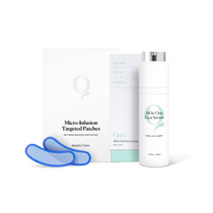 Line Refine Essentials skincare set with targeted patches and serum