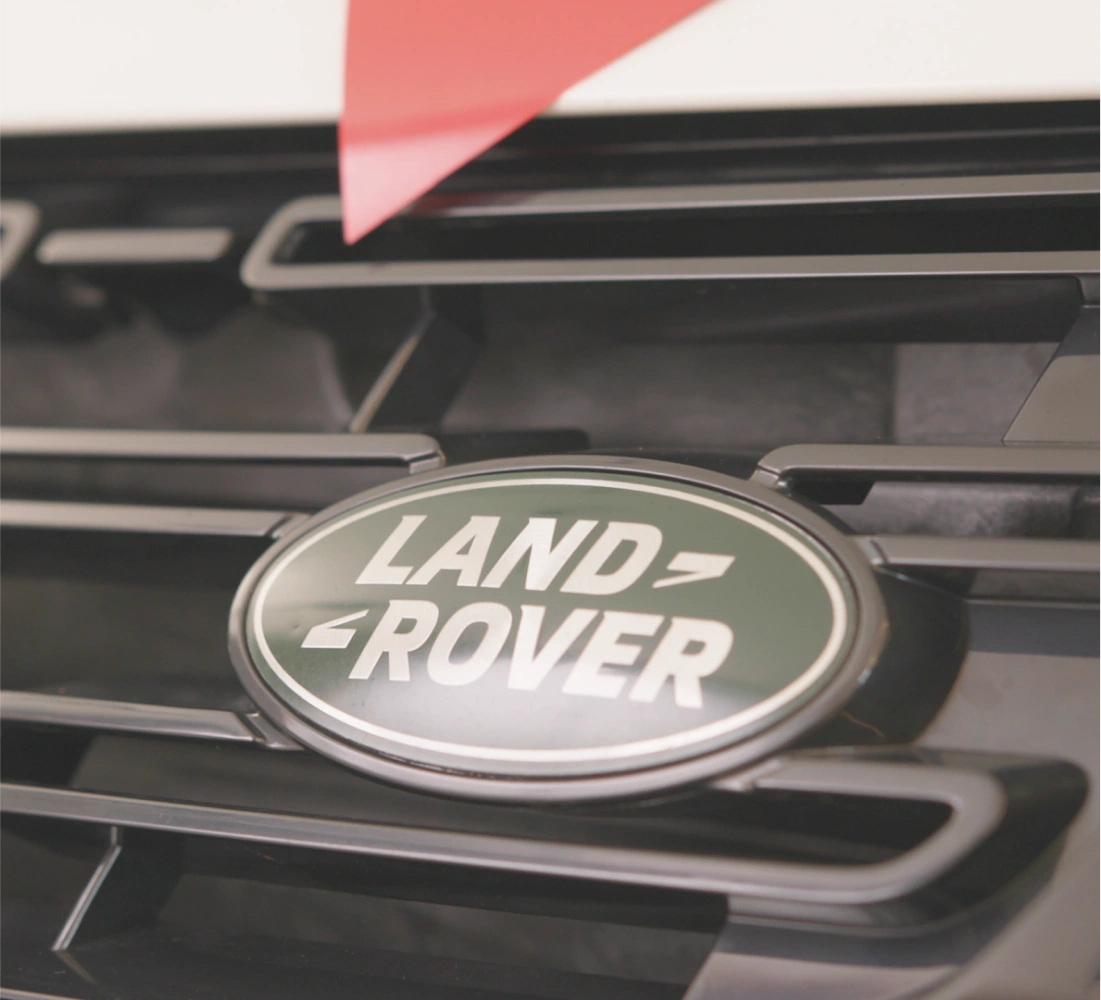 Land Rover car grill detail - slide 2