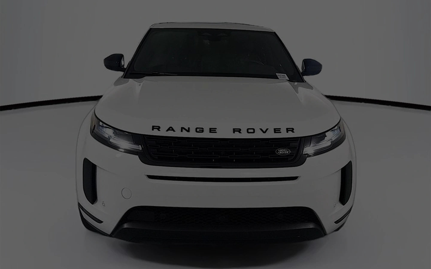 White Range Rover Evoque - Interior View