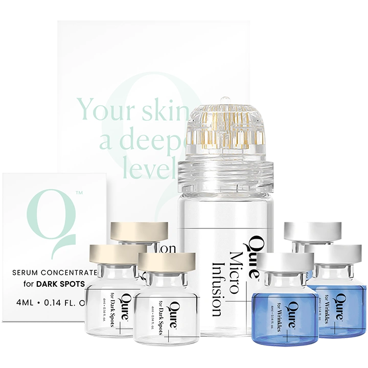 Micro-infusion treatment for dark spots and wrinkles