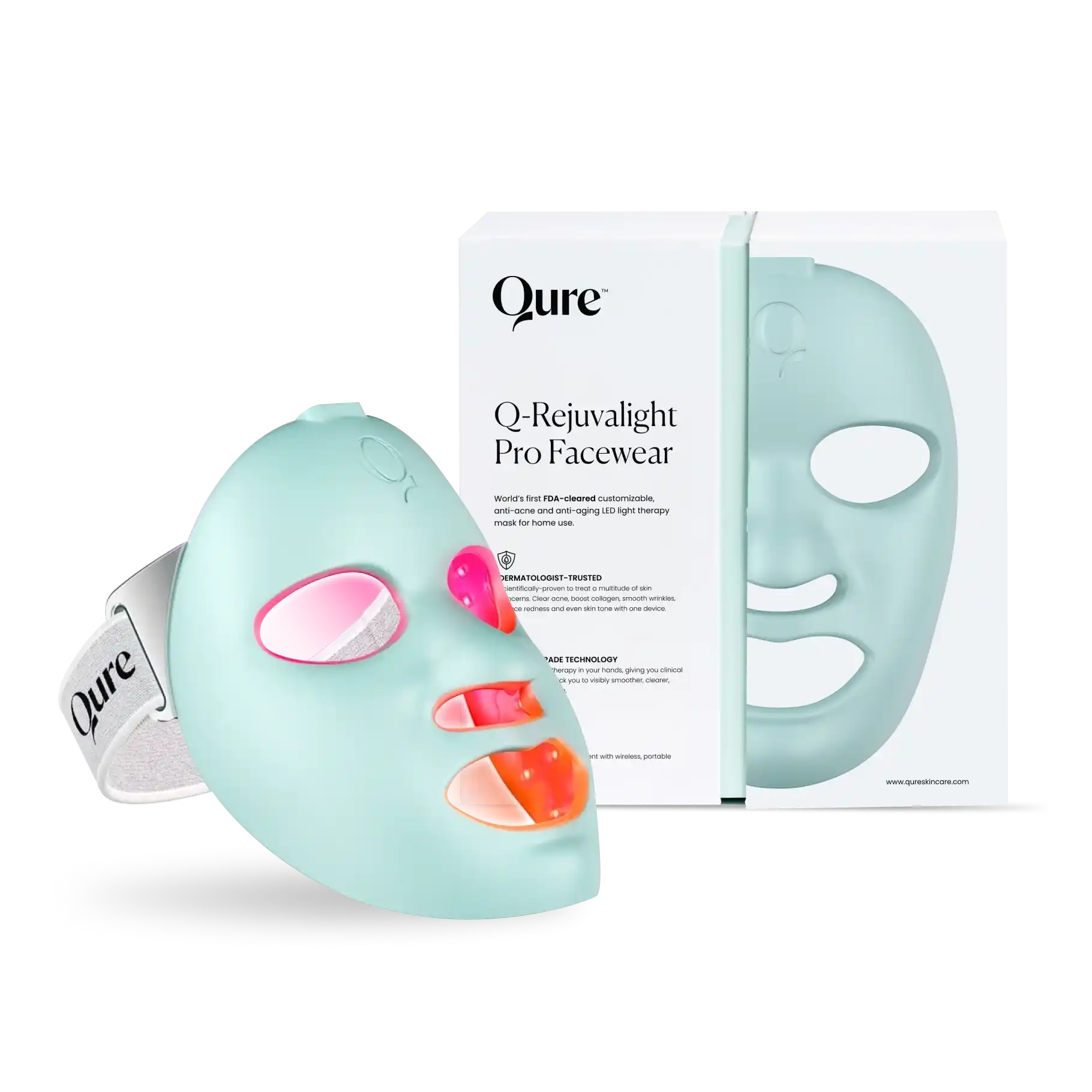 Qure Q-Rejuvalight Pro Facewear LED mask