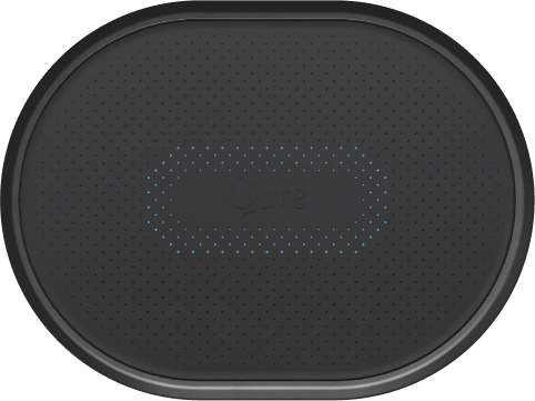 Shower spray head with oval design